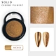 Metallic Mirror Nail Solid Chrome Pigment